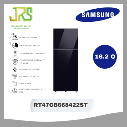 SAMSUNG 2-DOOR REFRIGERATOR SAMSUNG  16.2CU.FT BLACK MIRROR INVERTER RT47CB668422ST