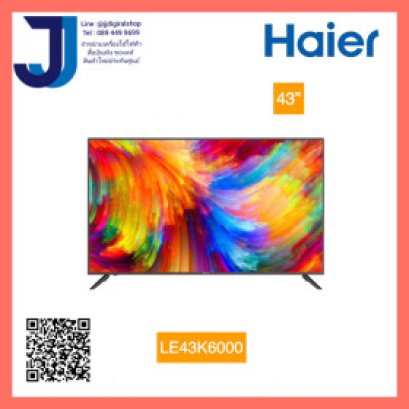 (3 years warranty) Haier TV LED Digital Full HD 43 inch FHD LE43K6000