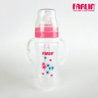 ขวดนมมีมือจับ Silky PP Feeding Bottle 3M+ ขนาด 270ml