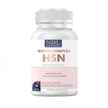 NBL Biotin Complex HSN (30 粒) １本で髪・肌・爪のケアが済む