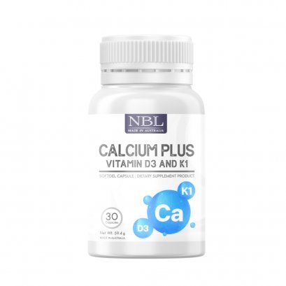 NBL Calcium Plus Vitamin D3 & K1 (30 တောင့်)