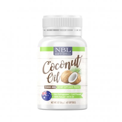 NBL Coconut Oil 1000 mg (60 Capsules)