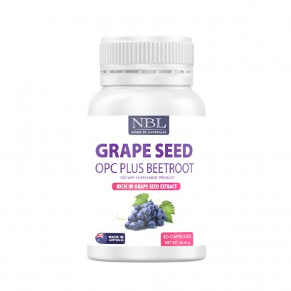 NBL Grape Seed OPC Plus Beetroot (30 တောင့်)