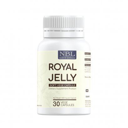NBL Royal Jelly Soft Vege Capsules (30 カプセル)
