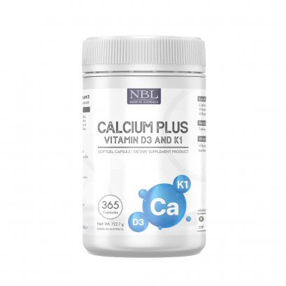 NBL Calcium Plus Vitamin D3 & K1 (30 Capsules)(copy)