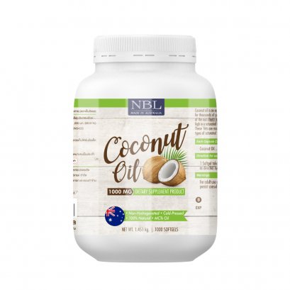NBL Coconut Oil 1000 mg (1000 Capsules)