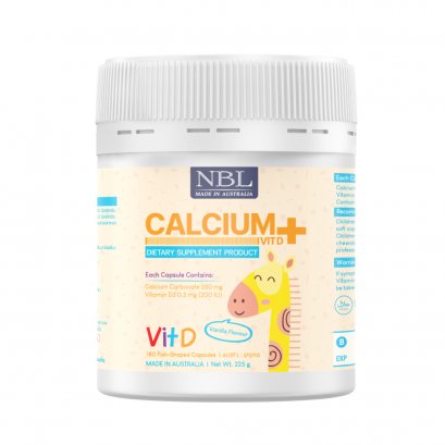 NBL Calcium + Vit D 180 Capsules
