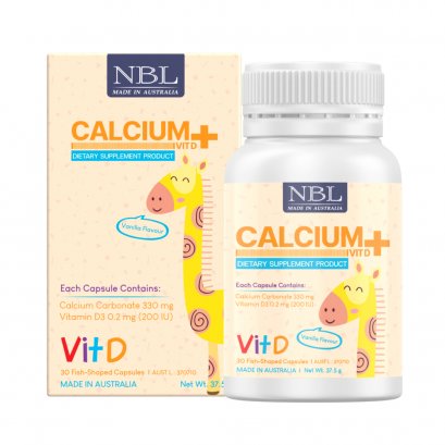 NBL Calcium + VIT D (30 カプセル)