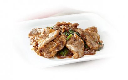 Stir fried beef with oyster sauce