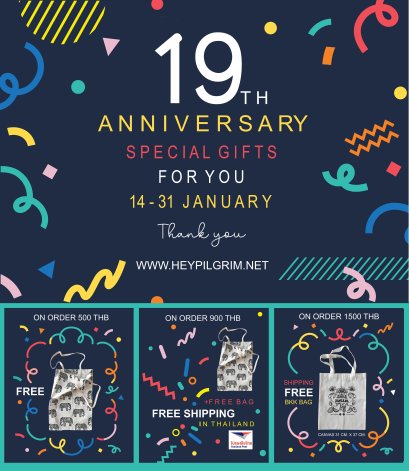 HEY PILGRIM 19th ANNIVERSARY