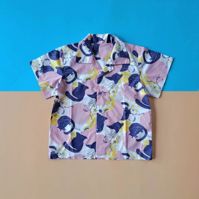 BOYS & GIRLS CATS SHIRTS  / 100% PRINTED COTTON