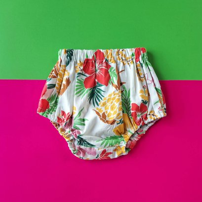 BOYS & GIRLS ELASTIC WAISTBAND HAWAII BLOOMER / 100% COTTON
