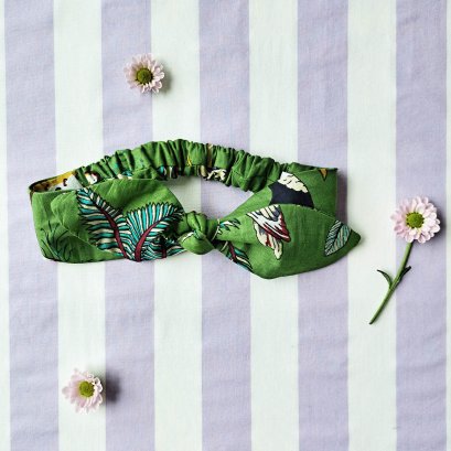 KIDS &amp; ADULTS CRAFTED BOHO HEADBAND ELASTIC BACK 100% COTTON INDIA HAND PRINTED*予約注文商品の発送予定日：6月30日 PRE-ORDER ITEMS SHIPMENT 30th JUNE