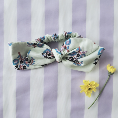 KIDS &amp; ADULTS CRAFTED BOHO HEADBAND ELASTIC BACK 100% COTTON INDIA HAND BLOCK PRINTED *PRE-ORDER SHIP OUT 10 AUGUST