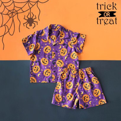 BUY IN SET SHIRT + SHORTS 100% COTTON MACHINE PRINTED FABRIC シャツ＋ショーツのセットで購入　綿100％　機械プリント生地