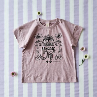 BANGKOK PARADISE LOOSE FIT SHIRTS / 100% COTTON LILAC