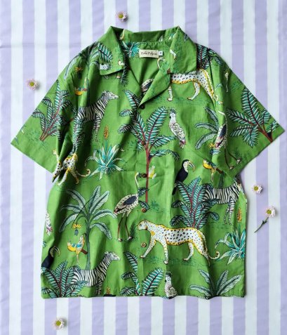 เสื้อเชิ๊ตเด็กโตวัยรุ่น และ ผู้ใหญ่ใส่ได้ทั้งชาย หญิง 100% คอตตอน ผ้าพิมพ์มืออินเดีย *สินค้าสั่งจองล่วงหน้า ส่งสินค้าออกวันที่ 30 มิถุนายน