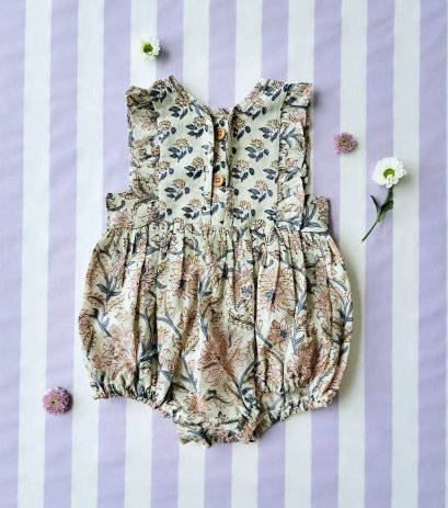 BUTTONS FRONT ROMPER *PRE-ORDER ITEMS SHIP OUT 4 TH AUGUST※予約商品は8月4日に発送されます