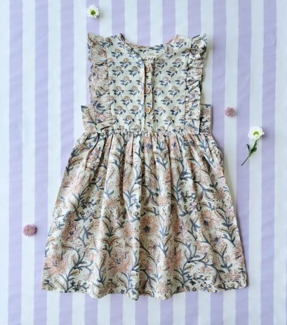 BUTTONS FRONT DRESS *PRE-ORDER ITEMS SHIP OUT 4 TH AUGUST※予約商品は8月4日に発送されます