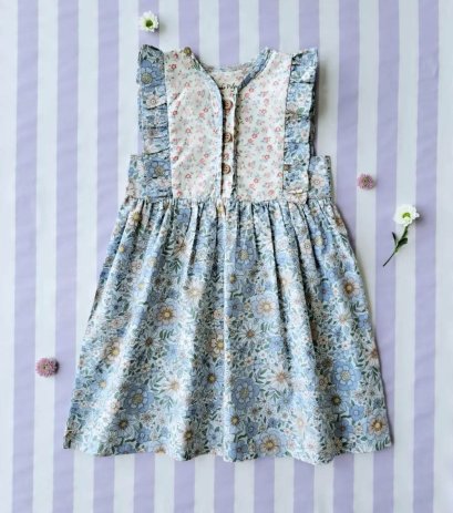BUTTONS FRONT DRESS  *PRE-ORDER ITEMS SHIP OUT 4 TH AUGUST※予約商品は8月4日に発送されます