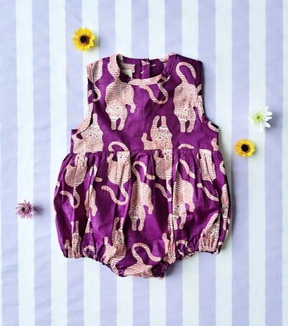 BUTTONS FRONT ROMPER *PRE-ORDER ITEMS SHIP OUT 14TH AUGUST※予約商品は8月14日に発送されます