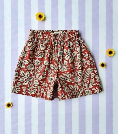 BOYS &amp; GIRLS ELASTIC WAISTBAND SHORTS *PRE-ORDER ITEMS SHIP OUT 14TH AUGUST※予約商品は8月14日に発送されます