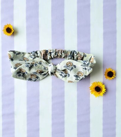 KIDS &amp; ADULTS HEADBAND ELASTIC BACK 100 % IMPORTED COTTON FABRIC,HAND-PRINTED BY INDIAN ARTISTS -SEWN BY THAI ARTISANS. 100％輸入コットン生地、インド人アーティストによる手染め、タイ人職人による縫製