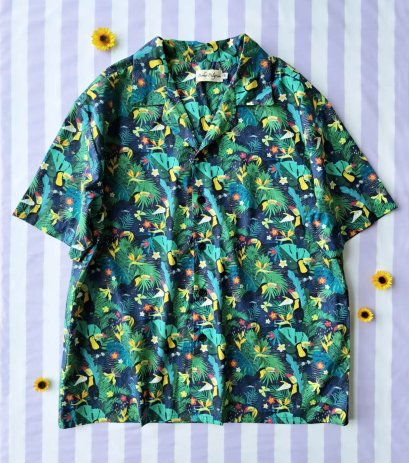 TEEN &amp; ADULTS WOMEN MEN SHIRTS 100% COTTON MACHINE PRINTED FABRIC / 綿100％、機械プリント生地
