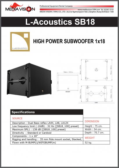 L-ACOUSTICS SB18