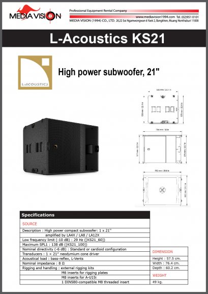 L-ACOUSTICS KS21