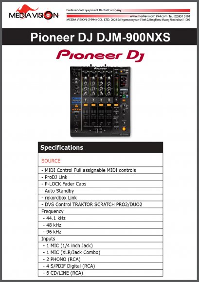 PIONEER DJ DJM-900NXS