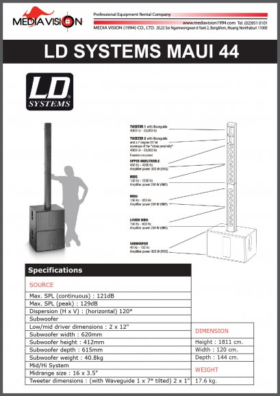 LD SYSTEMS MAUI 44