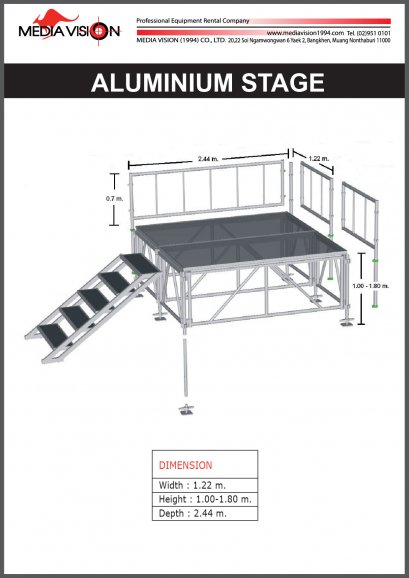 ALUMINIUM STAGE