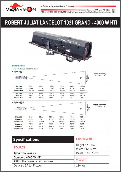 ROBERT JULIAT LANCELOT 1021 GRAND - 4000 W HTI
