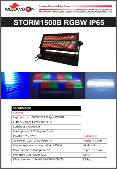 STORM1500B RGBW IP65