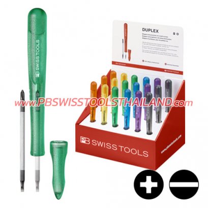 PB168-00 (EDITION) GREEN ไขควงสลับแบน-แฉกด้ามปากกา เบอร์ 00 ด้ามสีเขียว