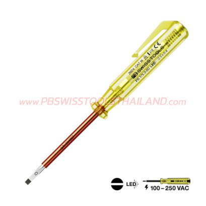 PB175-0-60LED ไขควงลองไฟ 110-250V รุ่นมีไฟ PB SWISS TOOLS