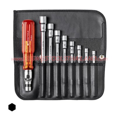 PB226 ชุดไขควงบล็อก 9 ตัว (รวมด้าม) PB SWISS TOOLS