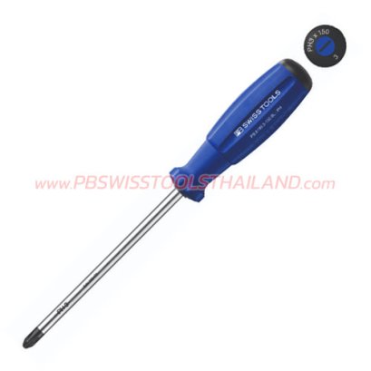 PB8190-3-150BL (PB8190RB) ไขควงปากแฉกด้าม SWISSGRIP เบอร์ 3x150x270 มม. PB SWISS TOOLS