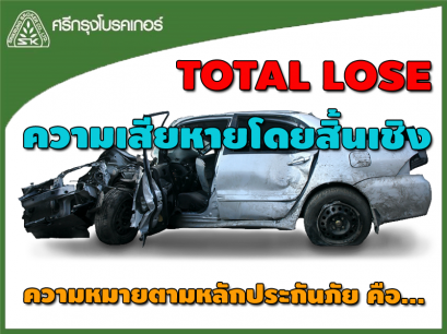 ความเสียหายโดยสิ้นเชิง (Total loss)
