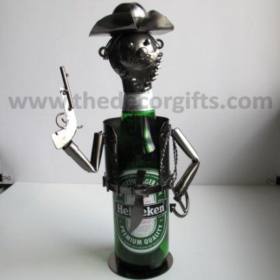 หุ่นเหล็กวางขวดเหล้าเบียร์ CowBoy