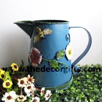 เหยือกสังกะสี สไตล์วินเทจ (ฟ้าสดใส)