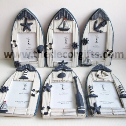 กรอบรูปไม้ตั้งโต๊ะ (Size S) วินเซิร์ฟ แนวทะเล (6 ชิ้น)