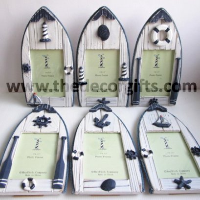 กรอบรูปไม้ตั้งโต๊ะ (Size L) วินเซิร์ฟ แนวทะเล (6 ชิ้น)