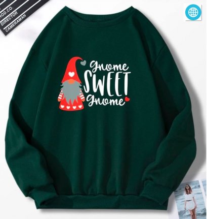 เสื้อสวมหัว ภาพพิมพ์รูปคริสต์มาส