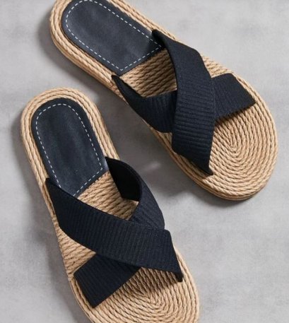 Espadrille Slides