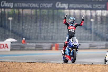 แสตมป์-อภิวัฒน์ ฟอร์มโหด! เบิ้ลแชมป์ เอเชีย โร้ดฯ สนามแรกกระหึ่มโฮมเรซที่ บุรีรัมย์