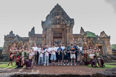 สวัสดีประเทศไทย! นักบิดร่วม Pre Event ต้อนรับสู่ MotoGP ที่จะระเบิดศึกสุดสัปดาห์นี้ ภายใต้ธีมเสน่ห์อีสานใต้ สุดอบอุ่น-ประทับใจ