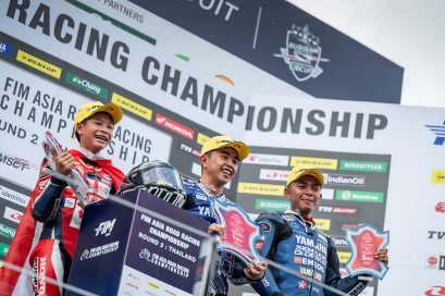 ธงไทยกระหึ่มเอเชีย! 5 นักบิดผงาดกวาดโพเดียม ซิว 2 แชมป์ ศึก Asia Road Racing สนาม 2