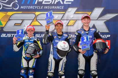 Yamaha R3 bLU cRU Asia-Pacific ปิดฉากฤดูกาลแรกสุดมันส์!!! คาเครุ โอกุนุกิ ดาวรุ่งฝีมือดีชาวญี่ปุ่น ปิดจ็อบคว้าแชมป์คนแรกได้สำเร็จ คว้าตั๋วลุยศึก Yamaha R3 bLU cRU World Cup ปีหน้า